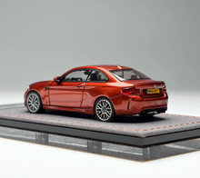 Load image into Gallery viewer, Mortal 1:64 Orange F87 M2 Coupe Sports Model Diecast Metal Car Box New Collection
