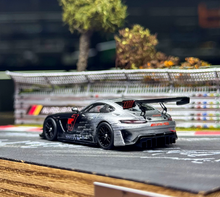 Load image into Gallery viewer, KILOworks 1:64 Black Silver GT3 EVO Racing Sports Model Diecast Metal Car New Collection
