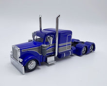 Load image into Gallery viewer, 1:64 596 Blue Peterbilt W983 379 Truck Tractor Model Diecast Metal Car New Collection
