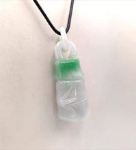Load image into Gallery viewer, Nature Jade Bamboo Green Pendant Necklace Gift Jewelry charm Blessing Lucky c
