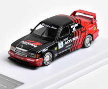 Load image into Gallery viewer, MJ 1:64 Black 190E 2.5-16 EVO #4 Sedan Sports Model Diecast Metal Car New Collection
