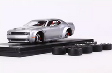 Load image into Gallery viewer, FW 1:64 Silver SRT Hellcat Muscle Coupe Sports Model Diecast Metal Car New Collection
