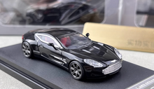 Load image into Gallery viewer, MJ 1:64 Black One-77 V12 Coupe Super Racing Sports Model Diecast Metal Car New Collection
