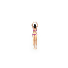 Load image into Gallery viewer, 1:64 Painted Figure Mini Model Miniature Resin Diorama Swimming Suit Lady Bikini
