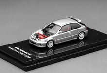 Load image into Gallery viewer, MH 1:64 Vogue Silver Civic Type R EK9 Sports Model Diecast Metal Car New Collection
