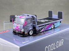 Load image into Gallery viewer, CC 1:64 Purple DTM H300 Tow Flatbed Trailer Truck Model Diecast Metal Car New Collection
