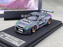 Load image into Gallery viewer, Fuji 1:64 JDM HKS GTR R35 Pandem Rocket Bunny Model Diecast Metal Car New Collection
