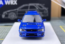 Load image into Gallery viewer, ATS 1:64 Blue IMPREZA WRX STI GC Wagon Sport Open Model Diecast Metal Car New Collection
