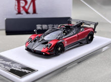Load image into Gallery viewer, RM 1:64 Red Zonda 760 Convertible Sports Model Diecast Metal Car New Collection
