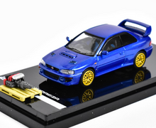 Load image into Gallery viewer, Hobby Japan 1:64 Impreza STI WRX 22B GC8 Engine Model Diecast Metal Car New
