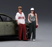 Load image into Gallery viewer, 1:24 Painted Figure Model Miniature Resin Diorama  Sand Couple Lovers Trendy
