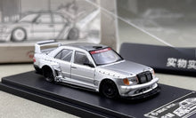 Load image into Gallery viewer, RM 1:64 Silver W124 Widebody Sedan Sports Model Diecast Metal Car New Collection

