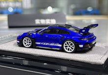 Load image into Gallery viewer, HH 1:64 San Marino Blue 992.1 GT3 RS Sports Model Diecast Resin Car New Collection
