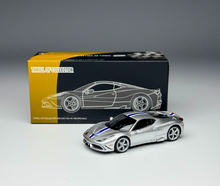 Load image into Gallery viewer, TOC 1:64 Silver FE458 Speciale Sports Model Diecast Metal Car New Collection

