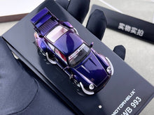Load image into Gallery viewer, MH 1:64 Purple RWB 993 Widebody Engine Sports Model Diecast Metal Car New Collection
