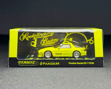 Load image into Gallery viewer, Tarmac 1:64 Yellow RX-7 FC3s Widebody Sports Model Diecast Metal Car New Collection
