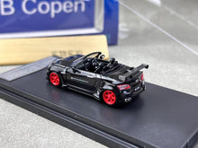 Load image into Gallery viewer, SH 1:64 Black LBWK Copen GTR Convertible Sports Model Diecast Metal K Car New
