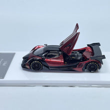 Load image into Gallery viewer, LMF 1:64 Red Carbon Devel 16 Racing Sports Model Diecast Metal Car New Collection
