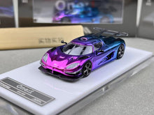 Load image into Gallery viewer, HKM 1:64 Electroplated Blue One 1 Racing Sports Model Diecast Metal Car New Collection
