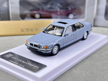 Load image into Gallery viewer, DCM 1:64 Grey 1996-98 E38 L7 728il Luxury Sedan Model Diecast Metal Car New Collection
