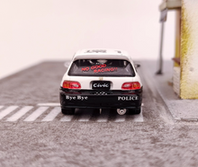 Load image into Gallery viewer, SW 1:64 JDM Police EG6 Civic R Hatchback Sports Model Diecast Metal Car New
