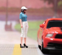 Load image into Gallery viewer, 1:64 Painted Figure Model Miniature Resin Diorama Sand Smart Casual Lady Girl
