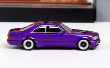 Load image into Gallery viewer, RM 1:64 Purple 560 SEC AMG W126 Coupe Sports Model Diecast Metal Car New Collection

