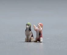 Load image into Gallery viewer, 1:64 Painted Figure Model Miniature Resin Diorama Toy Sand Puppy Dog Pet Beagle
