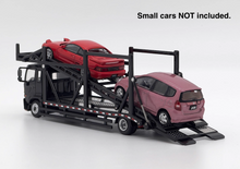 Load image into Gallery viewer, UM 1:64 Black 500 HINO Ranger Double Transport truck Model Diecast Metal Car
