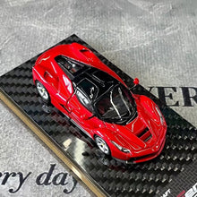 Load image into Gallery viewer, 1:64 GLAMCRAFT Red Lafeerrari Racing Sports Open Model Diecast Metal Car New Collection
