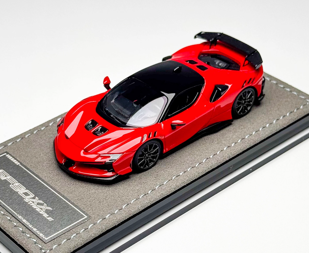 HH 1:64 Red SF90 XX Stradale Sports Model Diecast Resin Car BN