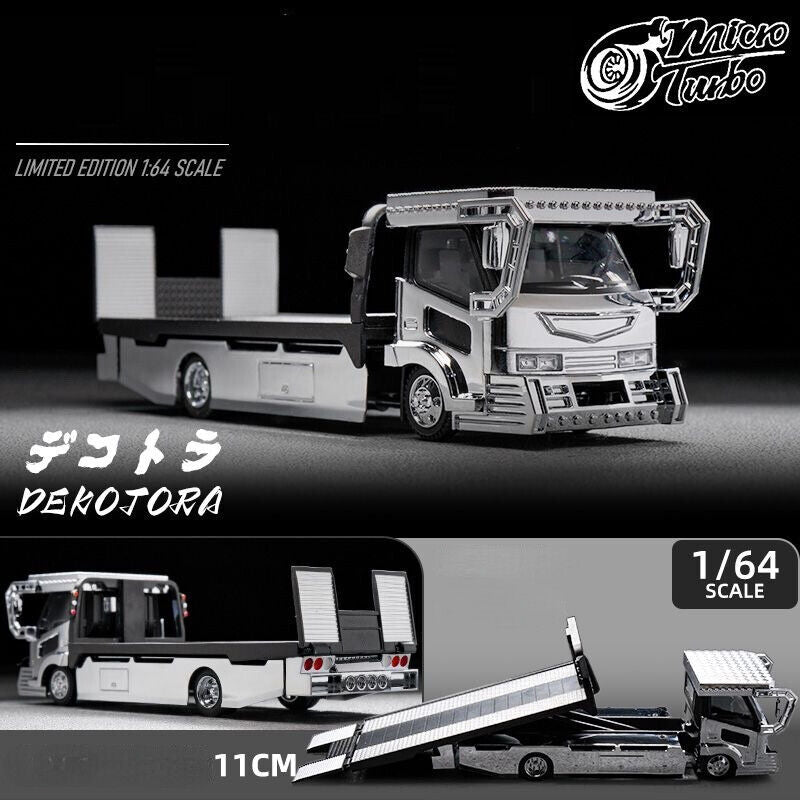 MT 1:64 JDM Dekotora Flatbed Tow Truck Sports VIP Model Diecast