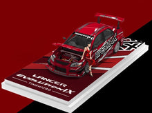Load image into Gallery viewer, TM 1:64 JDM Lancer EVO 9 IX Hipermax Figure Sports Model Diecast Metal Car BN
