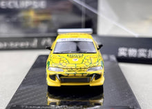 Load image into Gallery viewer, Transcend 1:64 Yellow 1995 Eclipse GS #22 Sports Model Diecast Metal Car New Collection

