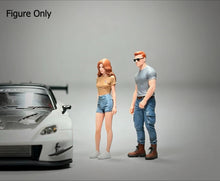 Load image into Gallery viewer, 1:64 Painted Figure Miniature Mini Resin Model Diorama Hunky Guy Hot Girl Set
