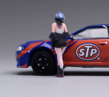 Load image into Gallery viewer, 1:64 Painted Figure Model Miniature Resin Diorama Sand Racer Man Woman Racing
