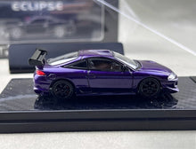 Load image into Gallery viewer, Transcend 1:64 Purple 1995 Eclipse GS Coupe Sports Model Diecast Metal Car New Collection
