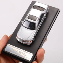 Load image into Gallery viewer, SW 1:64 Silver W140 VIP Sedan Sports Model Diecast Metal Car
