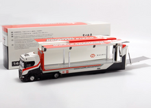 Load image into Gallery viewer, 1:64 Scania S730 World Enclosed Double Deck Truck Model Diecast Metal Car New Collection
