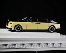 Load image into Gallery viewer, Banana 1:64 Yellow Black Phantom VIII Centenary Model Diecast Metal Car New Collection
