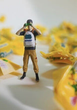 Load image into Gallery viewer, 1:64 Painted Figure Model Miniature Resin Diorama Sand Hiking Backpacker Travel
