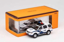 Load image into Gallery viewer, GCD 1:64 White Police PALADIN Off Road SUV Sports Model Diecast Metal Car New
