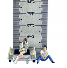 Load image into Gallery viewer, 1:64 Painted Figure Mini Model Miniature Resin Diorama Set Chatting Boy Girl Toy
