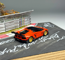 Load image into Gallery viewer, Minigt 1:64 Orange Aventador MDX Sports Model Diecast Metal Car New Collection
