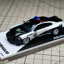 Load image into Gallery viewer, PSC 1:64 Charger Brawler Police Widebody Sport Model Diecast Metal Car Box New Collection
