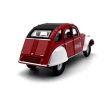 Load image into Gallery viewer, 1:76 Red Coke 2CV Classic Vintage Sports Model Diecast Metal Car New Collection
