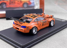 Load image into Gallery viewer, YS 1:64 JDM Orange Silvia S15 4.0 V8 Racing Sports Model Diecast Metal Car New Collection
