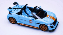 Load image into Gallery viewer, Mortal 1:64 Blue S660 Gulf Convertible Sports Model Diecast Metal Car New
