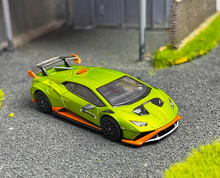 Load image into Gallery viewer, MINIGT 1:64 Green Huracan STO Racing Sports Model Diecast Metal Car #547
