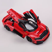 Load image into Gallery viewer, Bburago 1:24 Red F80 Racing Sports Open Model Diecast Metal Car New Collection
